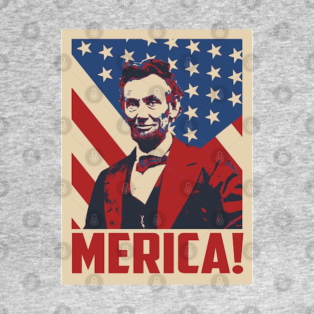 Abraham Lincoln Merica 4th Of July by mia_me